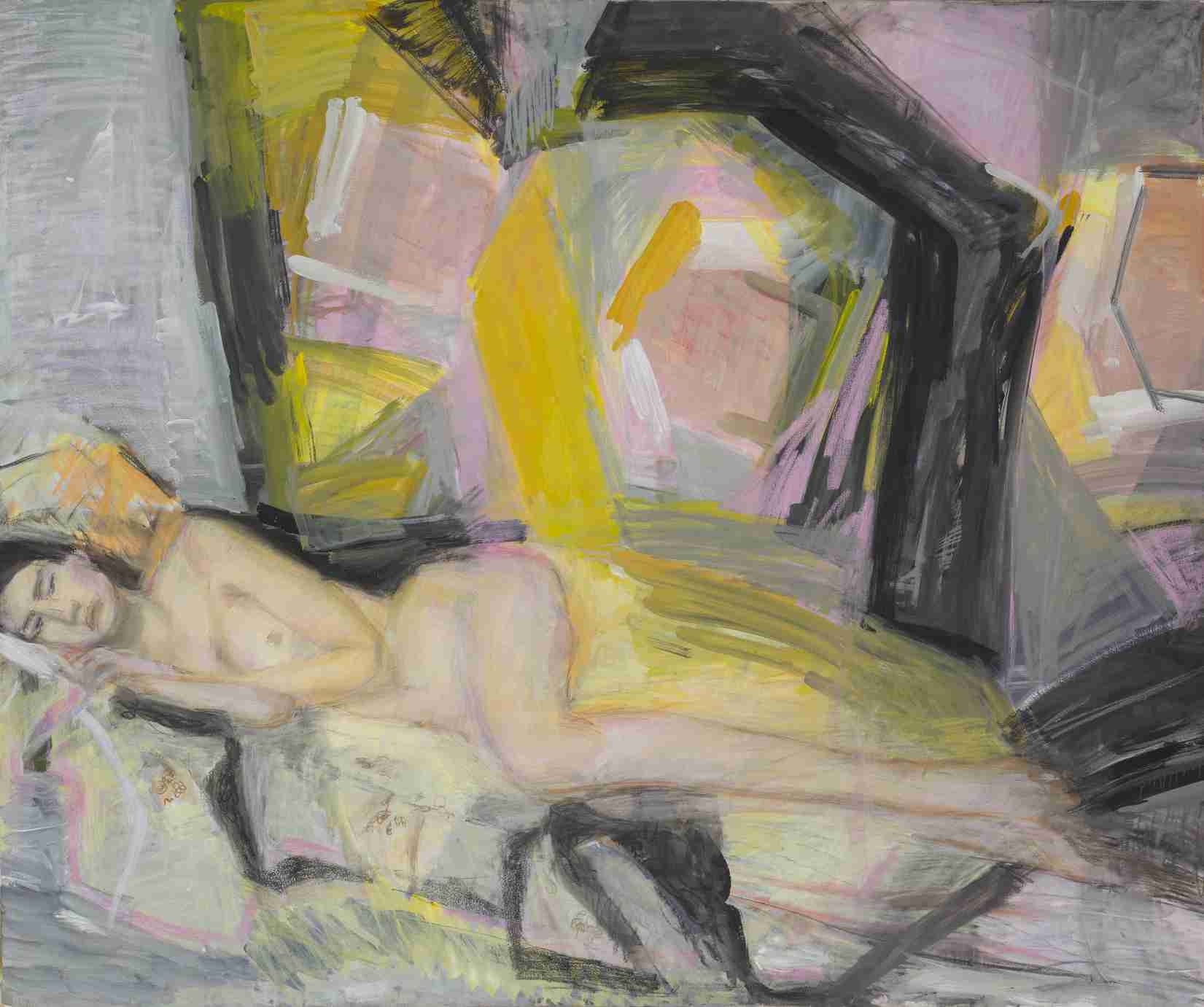 Dream (Nude against the Yellow Background)